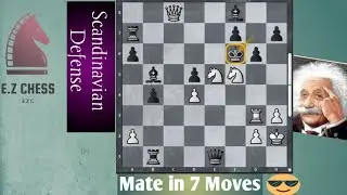 Tactically Checkmate in Scandinavian Defense