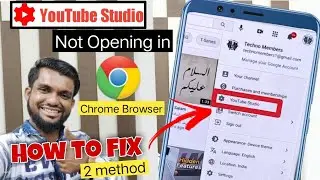 Yt studio not open in chrome | youtube studio not working on chrome | Techno Members