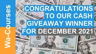 Congratulation to Sunday Mbaeyi, Winner of the Cash Give Away for the Month of December 2021