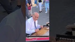 Ulični svirač na Trgu Navona