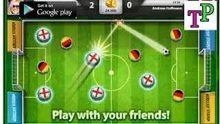Soccer Stars HD Gameplay with Online opponent - Awesome Strategy