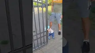 😅😱Подпишись и поставь ❤️Тим и папа: открываем ворота для мамы!