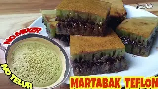 Resep MARTABAK MANIS TEFLON RASA PANDAN TANPA MIXER