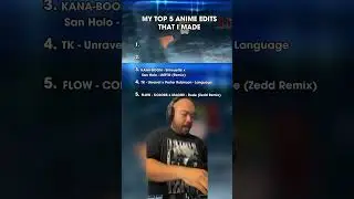 My Top 5 Anime edits that I made! #mashupremix #mashup #anime #animeedit #animeedits #top5