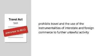 White-Collar Crime | Organized Crime and the Travel Act | Lesson 24 of 34