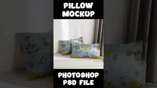 Pillow Mockup -Photoshop File