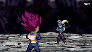 Ultra Ego Vegeta vs Moro - [Short Sprite Animation]