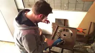 Cutting a Bench Top for Brake Drum Forge and Welding Questions