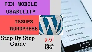 how to fix mobile usability issues in wordpress