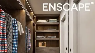 TUTORIAL: COMO ILUMINAR UN CLOSET CON LUCES ARTIFICIALES  | ENSCAPE 3.4