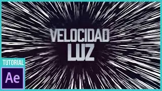 Velocidad Luz  en After Effects Tutorial 