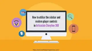 How to arrange the sidebar and modern player controls in Articulate Storyline 360