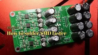 SMD soldering | How to solder SMD without stencil #ElecDIY