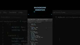 Background Animation effect using html css || 