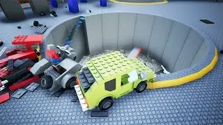 Lego Vehicle Shredding Crushing Pit 23 | Brick Rigs