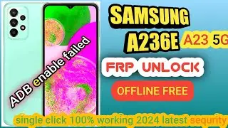 SAMSUNG A23 5G  [A236E] FRP UNLOCK  LATEST 2024 WITH TEST POINT UMT QCFIRE UNLOCKTOOL ! EDL MODE