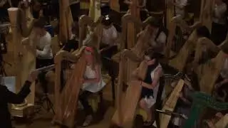 Grand Canon, Flavio Gatti, European Suzuki Harp Convention 2014 with United Kids of Music Orchestra
