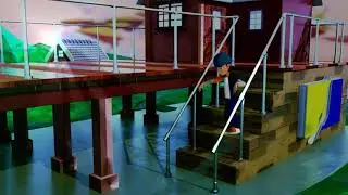 3D Character In A Stair