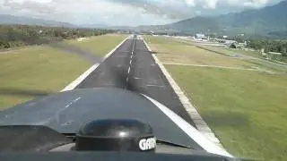 MAF Caravan Landing at Sentani Papua Indonesia