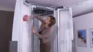 Вертикальный солярий LUXURA V8 48 XL High Intensive www.tanlux.ru