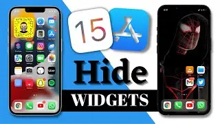 How To Hide 🫣 Widget in iPhone - iOS 15 | Create Blank Space in iPhone 📲 - 2022