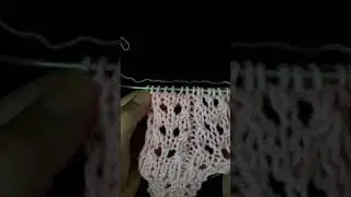 Вертикальный ажурный узор #5