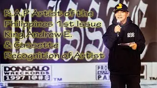 King Andrew E. & Cassette Recognition of Artist held at Dongalo Wreckords R.A.P. 30th Anniversary