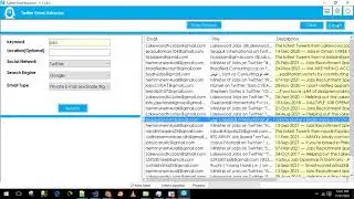 Twitter Email Extractor