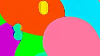 Colored Transitions Green to Green Screen