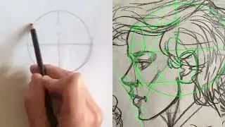 How to Draw Reilly Method 3 (profile view)