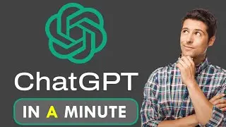 How to use Chat GPT in A minute by Open AI for Beginners