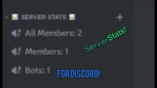 How to setup SERVER STATS IN DISCORD! (Any Device!)