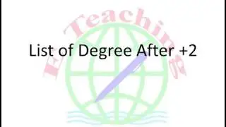 full list of degree courses available after +2 | what to study after 12th standard