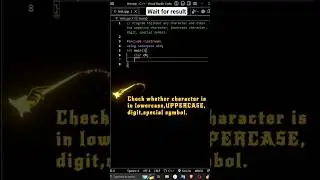 Check whether character is in UPPERCASE, lowercase, digit, special symbol in C++ #shorts