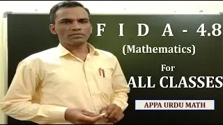 # F   I   D   A - 4.8(Mathematics) #  For All Classes # For Urdu & English Medium Students #