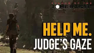 Shadow of the Tomb Raider : Judge's Gaze Challenge Tomb Puzzle (Moving Carts, Statues, and Bridge)