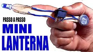 Como fazer Mini Lanterna com Palito de Picolé e Led !!!