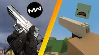 Call of Duty Modern Warfare Guns VS. Unturned Guns - Weapon Comparison