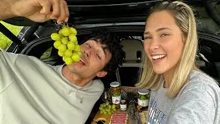 I surprised her! (She said she could spend every second together!)