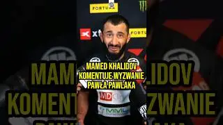 "Paweł, daj mi spokój!" - Mamed KHALIDOV komentuje wyzwanie PAWLAKA po KSW Colosseum 2 | #shorts