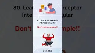 What is HttpInterceptor interface in Angular? #shorts #angular #interview