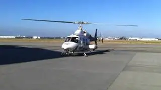 Mercy Air takes off from Long Beach Airport