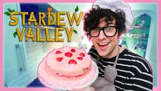 Baking The FAMOUS PINK CAKE From Stardew Valley