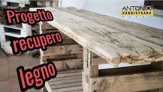 Un facile progetto di recupero legno. (Versione ridotta) link tutorial completo in descrizione
