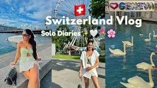 Switzerland Vlog🇨🇭Finally in my Dream Destination🎀 Exploring The City Alone🌷✨Vlog✨