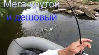 Ловля Голавля на Лесной Речке в Грозу