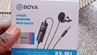 🎤 BOYA BY M1 MIC UNBOXING 🎤