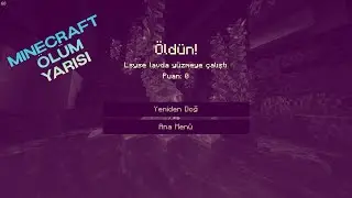 Minecraft ama ÖLMEYE ÇALIŞIYORUZ!(Minecraft ölüm yarışı)