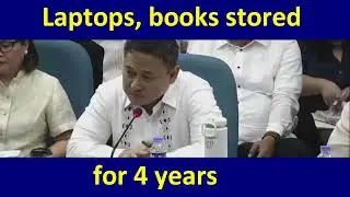 DepEd chief Angara: Laptops, books stored for 4 years