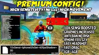 High Sensitivity free fire max & free fire config file OB35 | 999 DPI | 